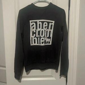 Abercrombie Kids size XL light sweater super soft dark grey Y2K